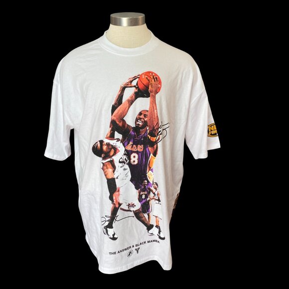 The Answer & The Black Mamba Kobe Sergio Calabasas Shirt Sz XL - Picture 1 of 12